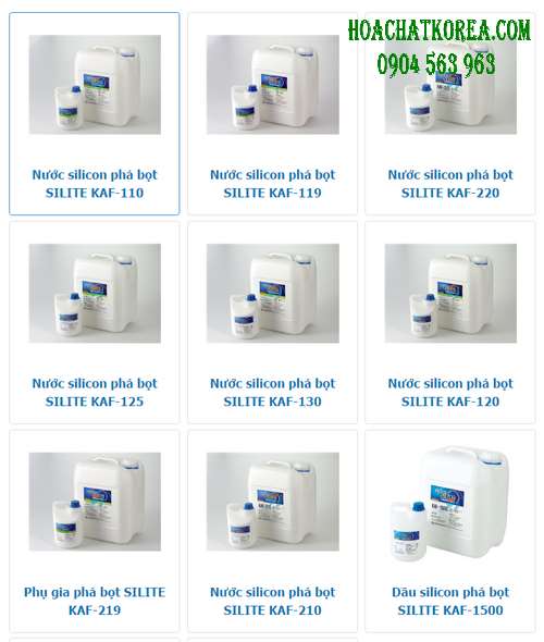 Chất phụ gia phá bọt cao cấp nhập khẩu Hàn Quốc giá tốt
